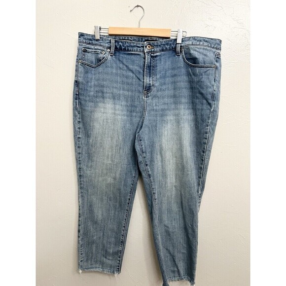 Talbots Womens Jeans Flawless High Waist Modern Ankle Curvy Plus Size 20 - Picture 1 of 10